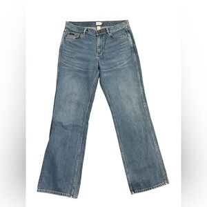 Calvin Klein Jeans Women's Faded Blue Wide-Leg Jeans